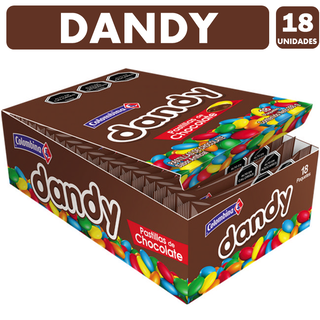 Dandy - Chocolates Confitados De Colombina (Caja Con 18 Uni),hi-res