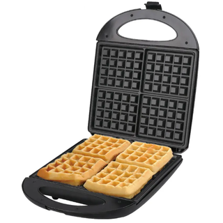 Maquina Para Hacer Waffles En 4 Rebanadas,hi-res