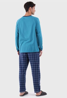 Pijama Micro Polar Hombre Invierno 235 C1 - Top Underwear