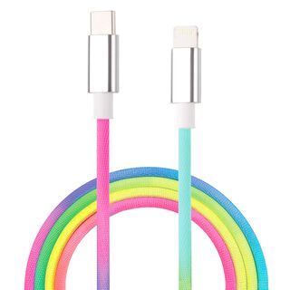 CABLE IPHONE RAINBOW LIGHTNING A USB-C PD 47W 1M,hi-res