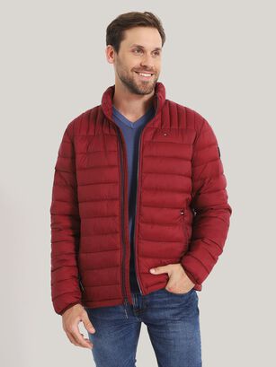 PARKA WEIGHT QUILTED ROJO TOMMY HILFIGER,hi-res