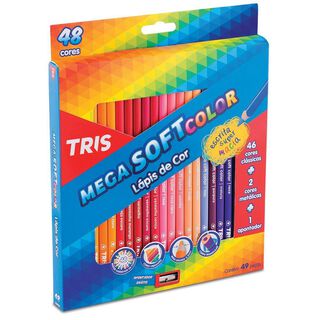 Lápiz de color Tris mega 48 col+2 metalicos +sacap,hi-res
