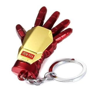 Llavero Metalico Premium Guante Iron Man 8cm,hi-res