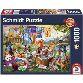 Puzzle 1.000 piezas Caos de Mascotas ,hi-res