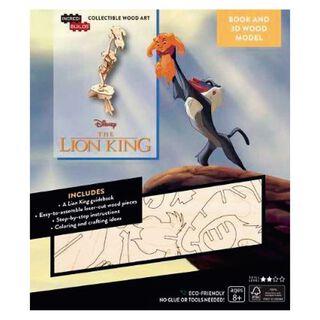 Disney'S The Lion King Libro y Modelo Armable En Madera,hi-res