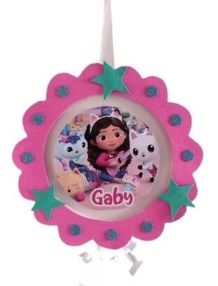 Piñata Infantil con Temática Gabby Dollhouse,hi-res
