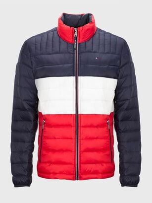 Parka Weight Quilted Azul Tommy Hilfiger M23,hi-res