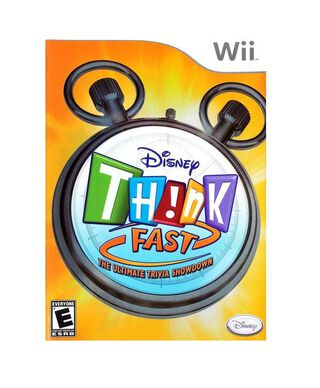 Disney Think Fast The Ultimate Trivia Showdown -Wii-Sniper,hi-res