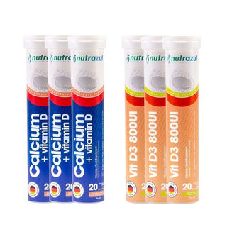 Calcio 500 mg - Vit D3 ( 3) + Vitamina D3 - 800 UI  (3) -Pack 6 Unidades.,hi-res