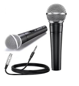 Microfono Karaoke Microfono Sm-58 Micrófono + Cable 5mts,hi-res