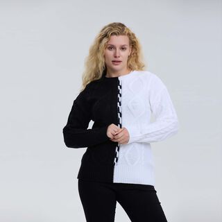 Sweater Mujer Tranzado Negro Fashion´s Park,hi-res