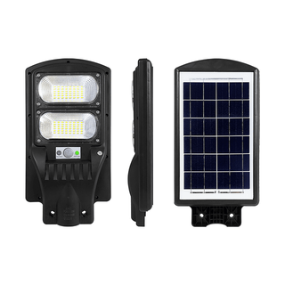 Foco Solar LED De Exterior Con Panel Solar y Sensor De Luz 96LED IP66 100W.,hi-res