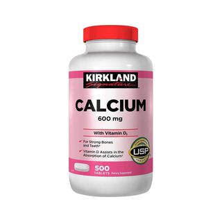 Calcium 600mg  500 Tabs - Kirkland,hi-res