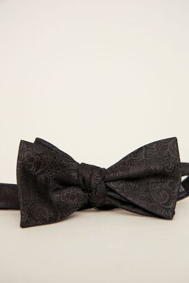 Corbata vintage  negro the tie bar talla L A2032,hi-res