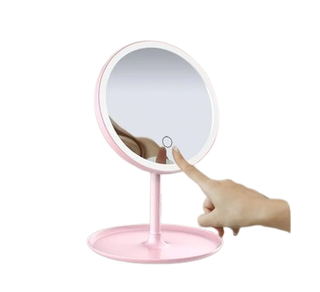 Espejo Luz Led Maquillaje Touch Plegable Recargable Usb,hi-res