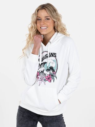 Poleron TROPICAL WAVE HOODIE Mujer Maui and Sons,hi-res