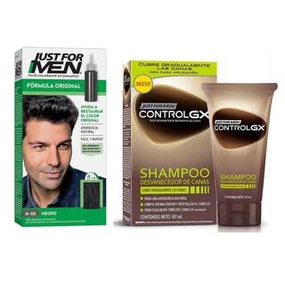 Shampoo matiza canas + tinte 5 minutos Just For Men CVL,hi-res