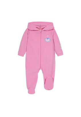 Pijama Bebé Niña Entero c/Gorro Polar Sustentable Rosado H2O Wear,hi-res