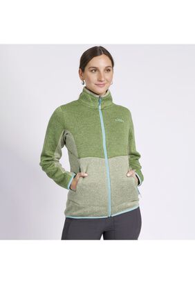 Polar Warm Nature Knitted Mujer Verde,hi-res