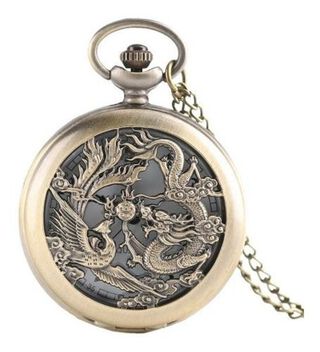 Reloj Bolsillo Vintage Dragon Fenix Quartz AL14,hi-res