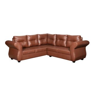 Sofa Seccional 3-2 Emma PU Caoba,hi-res