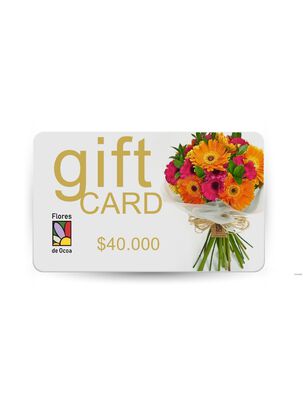 Gift Card $40.000 en Flores de Ocoa,hi-res
