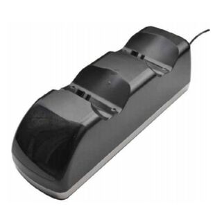 Base Cargador Para Controles PS4 Con Indicador Color Negro Dblue