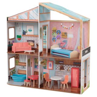 Casa Muñecas DIY De 2 Pisos  Tipo Barbie,hi-res