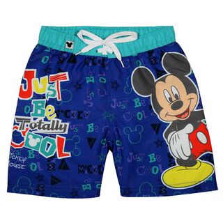 Traje de Baño Bebe Niño Short Disney Mickey Azul,hi-res