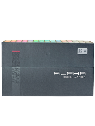 Marcadores Alpha Design Set A 60 Colores,hi-res