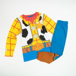 Pijama Disfraz Niño Toy Story Traje Woody Azul Disney,hi-res