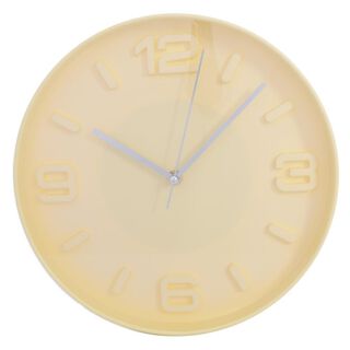 Reloj Mural Analógico Light Yellow,hi-res