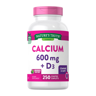 Calcio 600 mg + Vitamina D3 - 250 comprimidos,hi-res