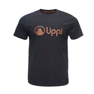 Polera Hombre Logo Lippi UV-Stop T-Shirt Negro Lippi V22,hi-res