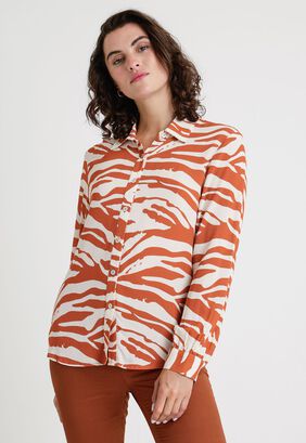 Blusa De Mujer Modelo Sahara Color Terracota,hi-res
