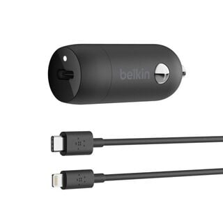 Cargador para auto USB-C de 20W con cable Lightning a USB-C,hi-res