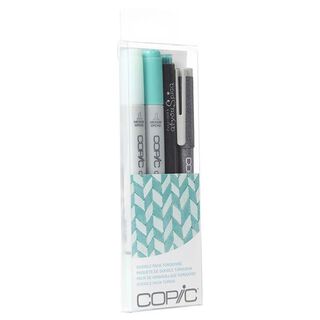COPIC Ciao Doodle Packs: Turquoise (4 Lápices),hi-res