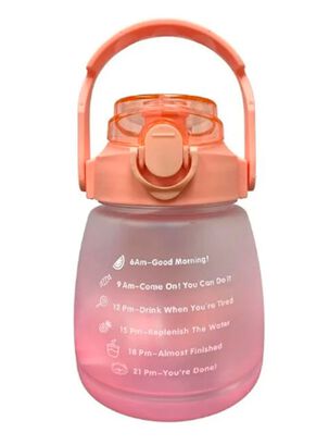 botella para agua motivacional rosa 1.3 l,hi-res