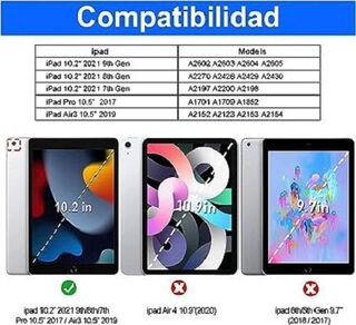 GKK Para: iPad Pro 12.9 (2021, 2020) - Teclado Magnético / Negro