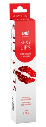 Labial Sexy Lips Brillo Volumen e Hidratación Aroma Fresa,hi-res