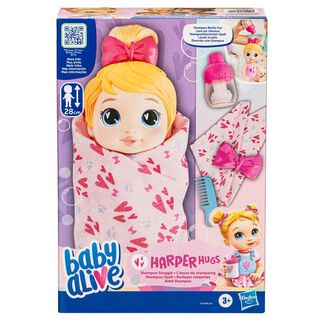 Muñeca Baby Alive Burbujas Relajantes Harper Hugs Cabello Rubio,hi-res