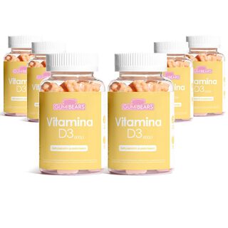Pack Vitamina D3 salud ósea e inmunológica 6 meses GumiBears,hi-res