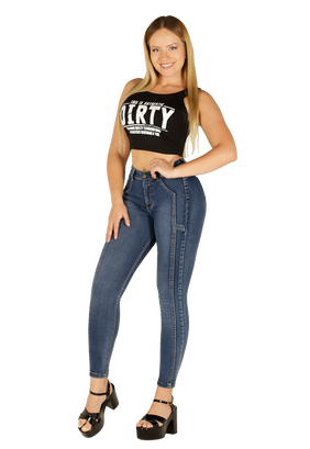 Jeans Skinny  Azul Mujer Dirty Jeans,hi-res