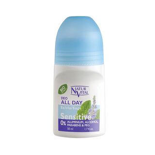 Desodorante Roll On Sensitive Salvia 50 Ml Natur Vital,hi-res