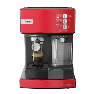 Cafetera automática de espresso roja Oster® PrimaLatte™ BVSTEM6603R,hi-res