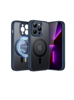 Carcasa Para iPhone 15 Pro Max Mate Magsafe Azul,hi-res