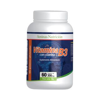 VITAMINA B3 60 CAPSULAS 300 mg     ,hi-res