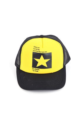 Gorra Jockey Diseño Estrella Amarillo 20cm,hi-res