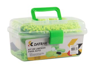 Kit limpieza para auto verde 7 piezas Datrak,hi-res