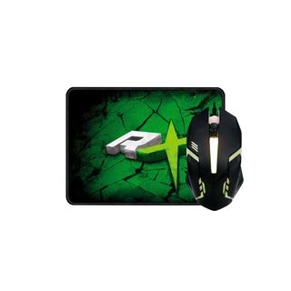 Kit Gamer Pro Mouse Iluminado 1000DPI + Mouse Pad Reptilex,hi-res
